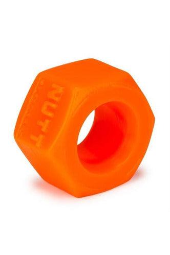 Nutt Short Ball Stretcher - Orange - My Sex Toy Hub