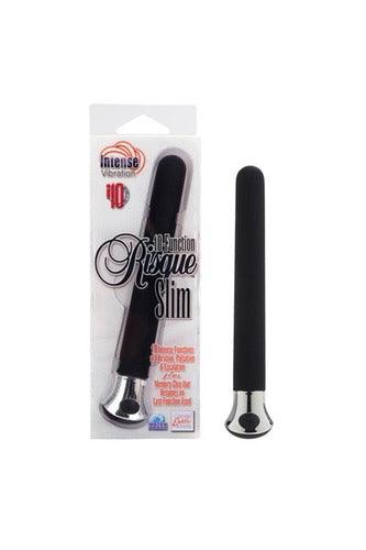 10-Function Risque Slim - Black - My Sex Toy Hub