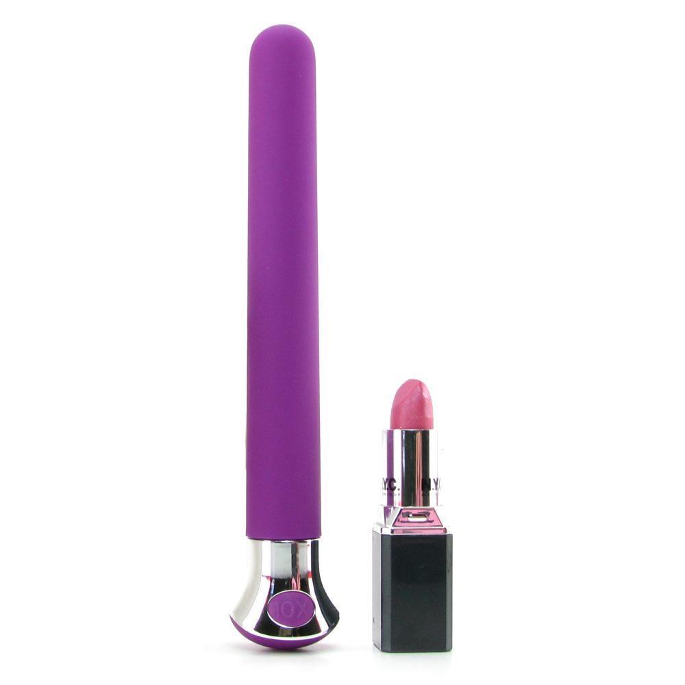 10-Function Risque Slim - Purple - My Sex Toy Hub