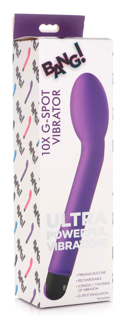 10x G-Spot Vibrator - Purple - My Sex Toy Hub