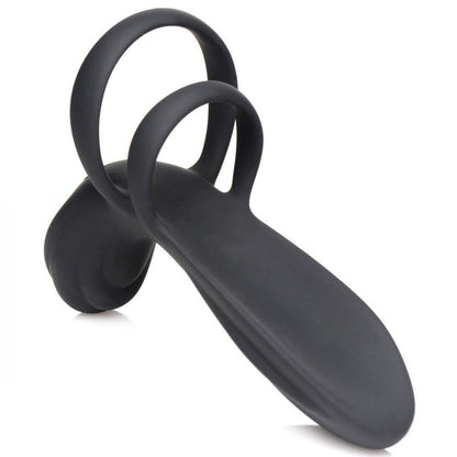 10X Silicone Vibrating Girth Enhancing Cockring with Remote Control - My Sex Toy Hub