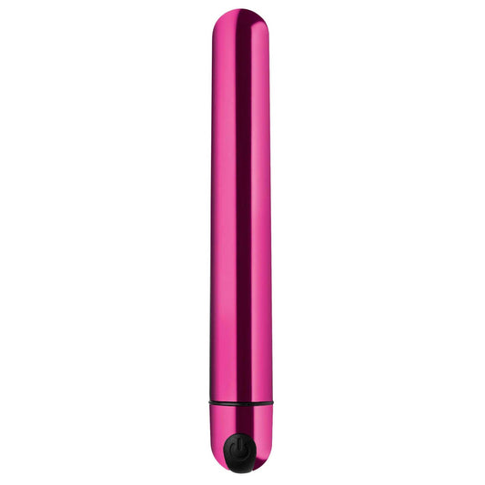 10x Slim Metallic Bullet - Pink - My Sex Toy Hub
