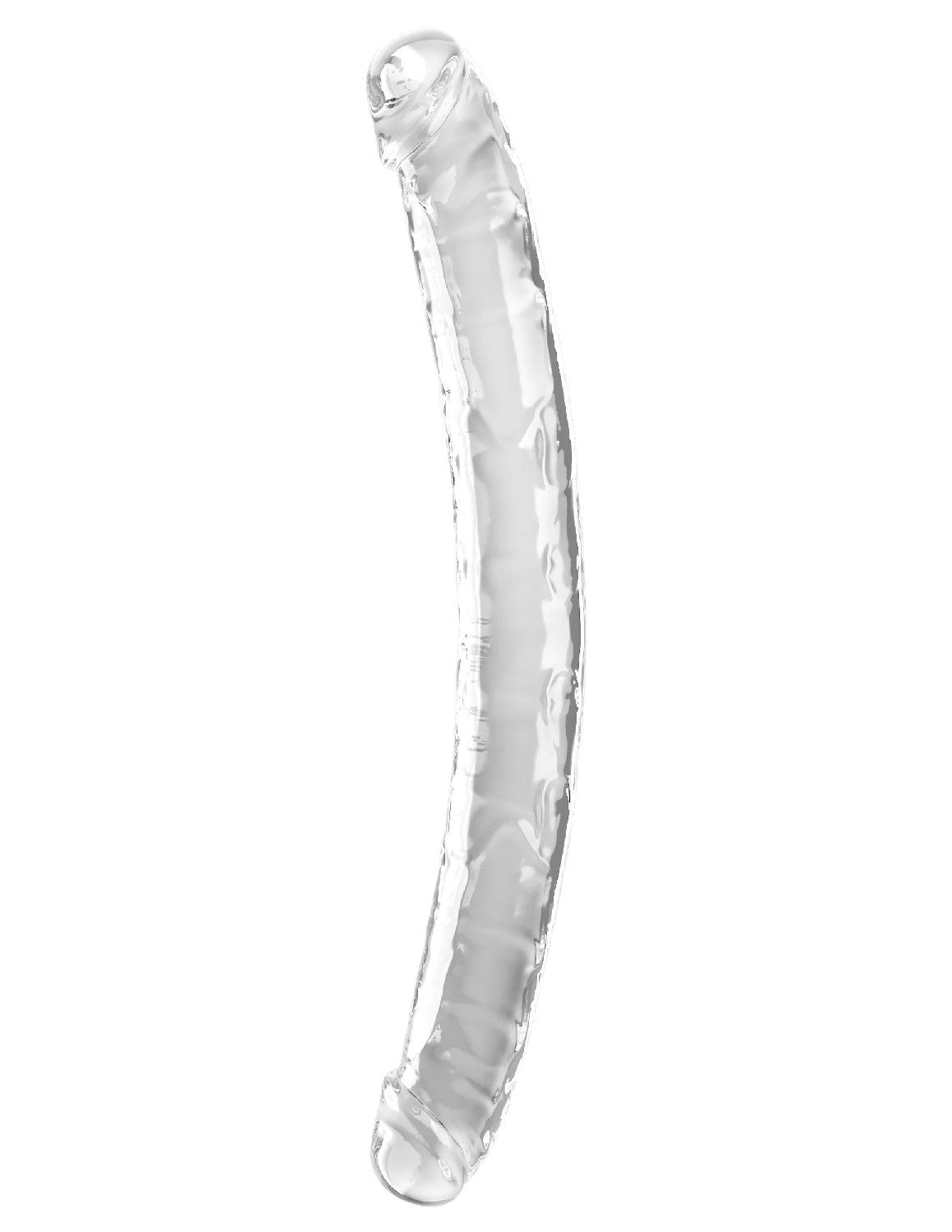 18 Inch Double Dildo - Clear - My Sex Toy Hub