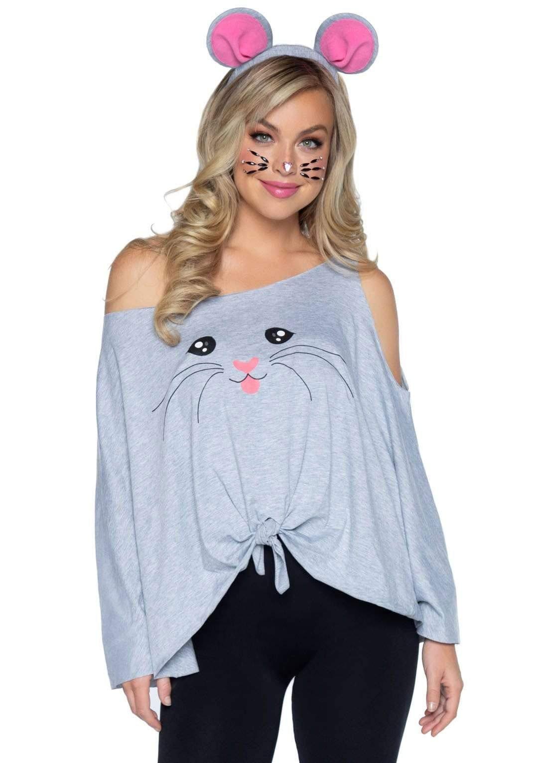 2 Pc Mouse Costume Poncho Set - One Size - My Sex Toy Hub