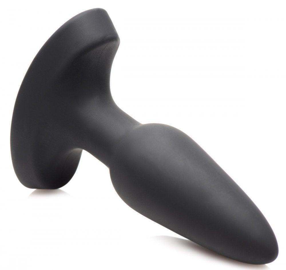 28X Laser Heart Silicone Anal Plug with Remote – Small - My Sex Toy Hub