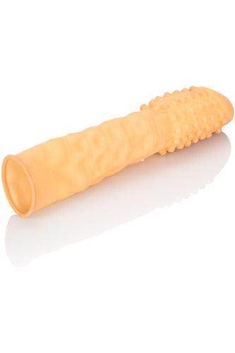 3 Inch Latex Extension - Nubby - Ivory - My Sex Toy Hub