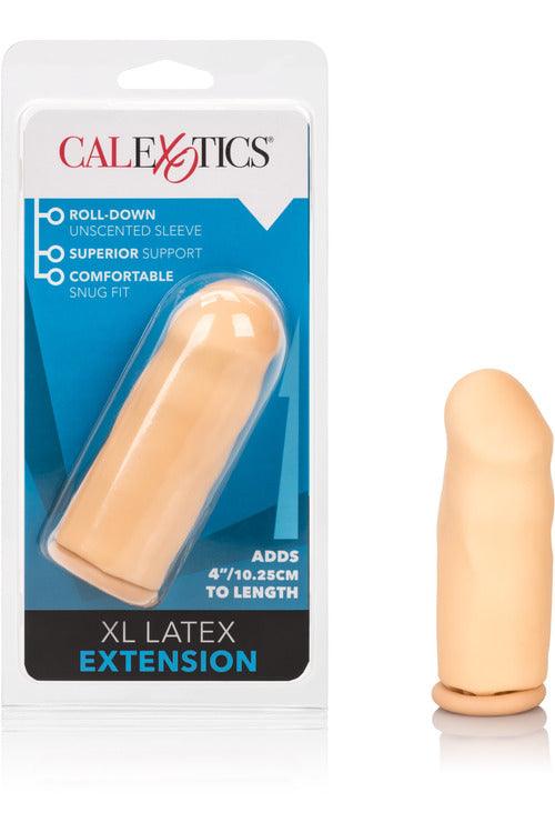 4 Inch Latex Extension - Ivory - My Sex Toy Hub