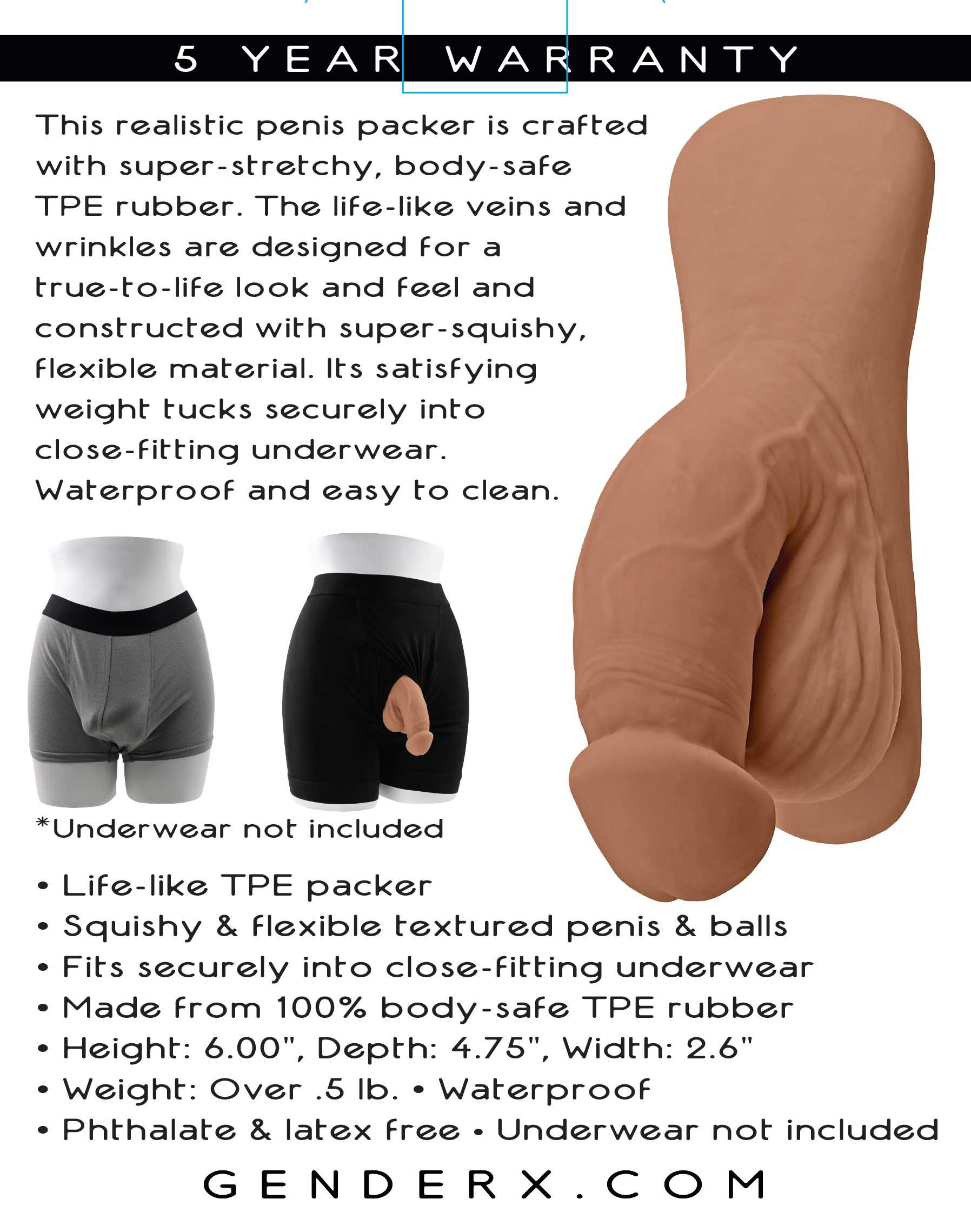 4 Inch Packer - Medium - My Sex Toy Hub