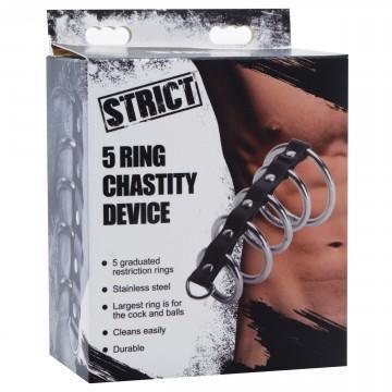 5 Ring Chastity Device - My Sex Toy Hub