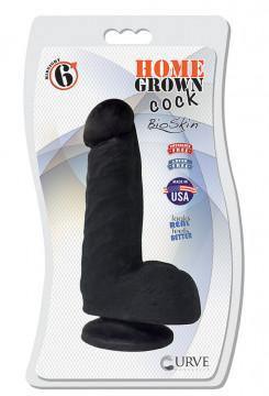 6" Home Grown Cock - Midnight - My Sex Toy Hub