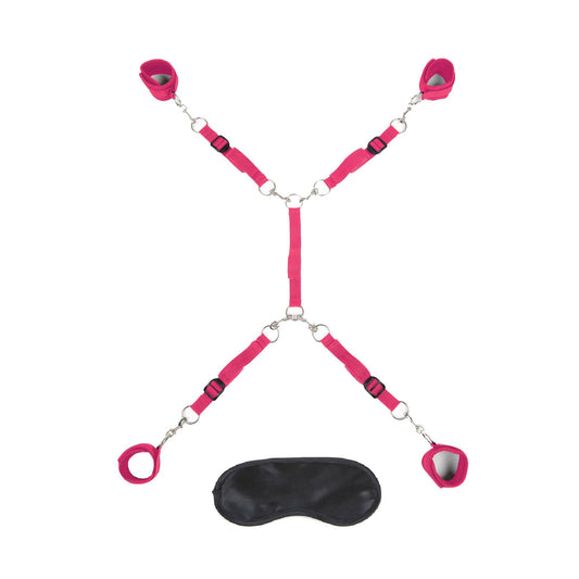 7 Pc Bed Spreader - Hot Pink - My Sex Toy Hub