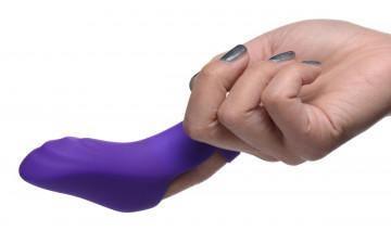 7x Finger Bang Her Pro Silicone Vibrator - Purple - My Sex Toy Hub
