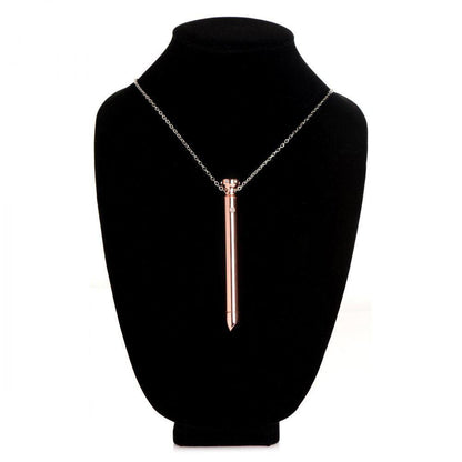 7x Vibrating Necklace - Rose Gold - My Sex Toy Hub