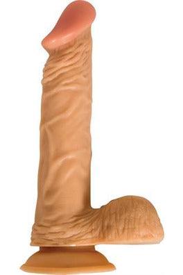 8" Vibrating All American-Whopper With Balls - My Sex Toy Hub
