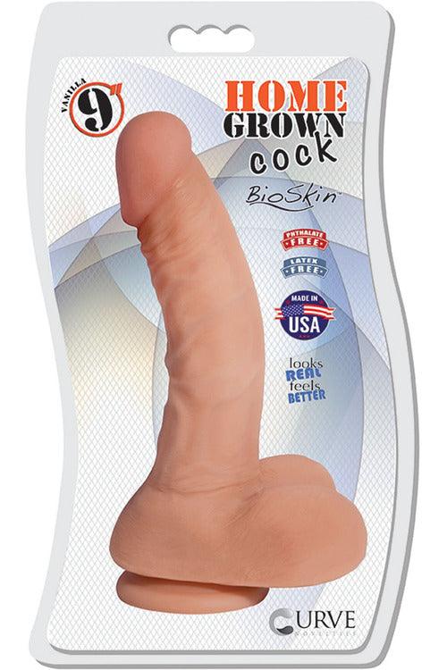 9" Home Grown Cock - Vanilla - My Sex Toy Hub