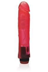 9" Vibrating Cock - Red - My Sex Toy Hub