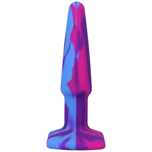 A-Play Groovy Silicone Anal Plug 4 Inch - Berry - My Sex Toy Hub
