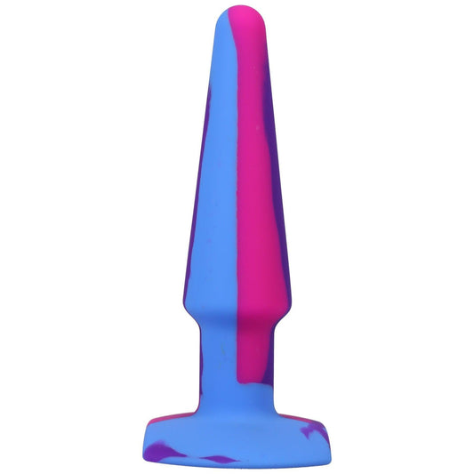A-Play Groovy Silicone Anal Plug 5 Inch - Berry - My Sex Toy Hub