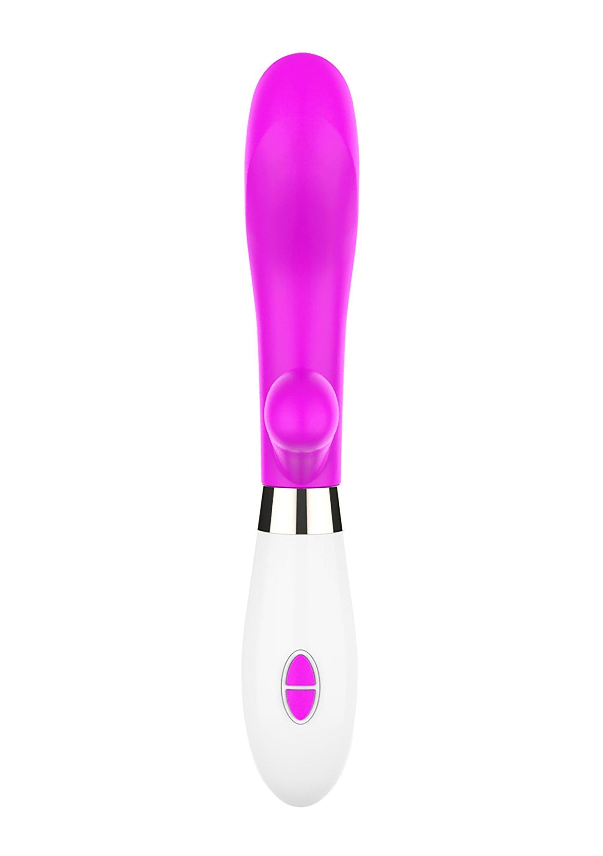 Achilles - Ultra Soft Silicone - 10 Speeds - Fuchsia - My Sex Toy Hub