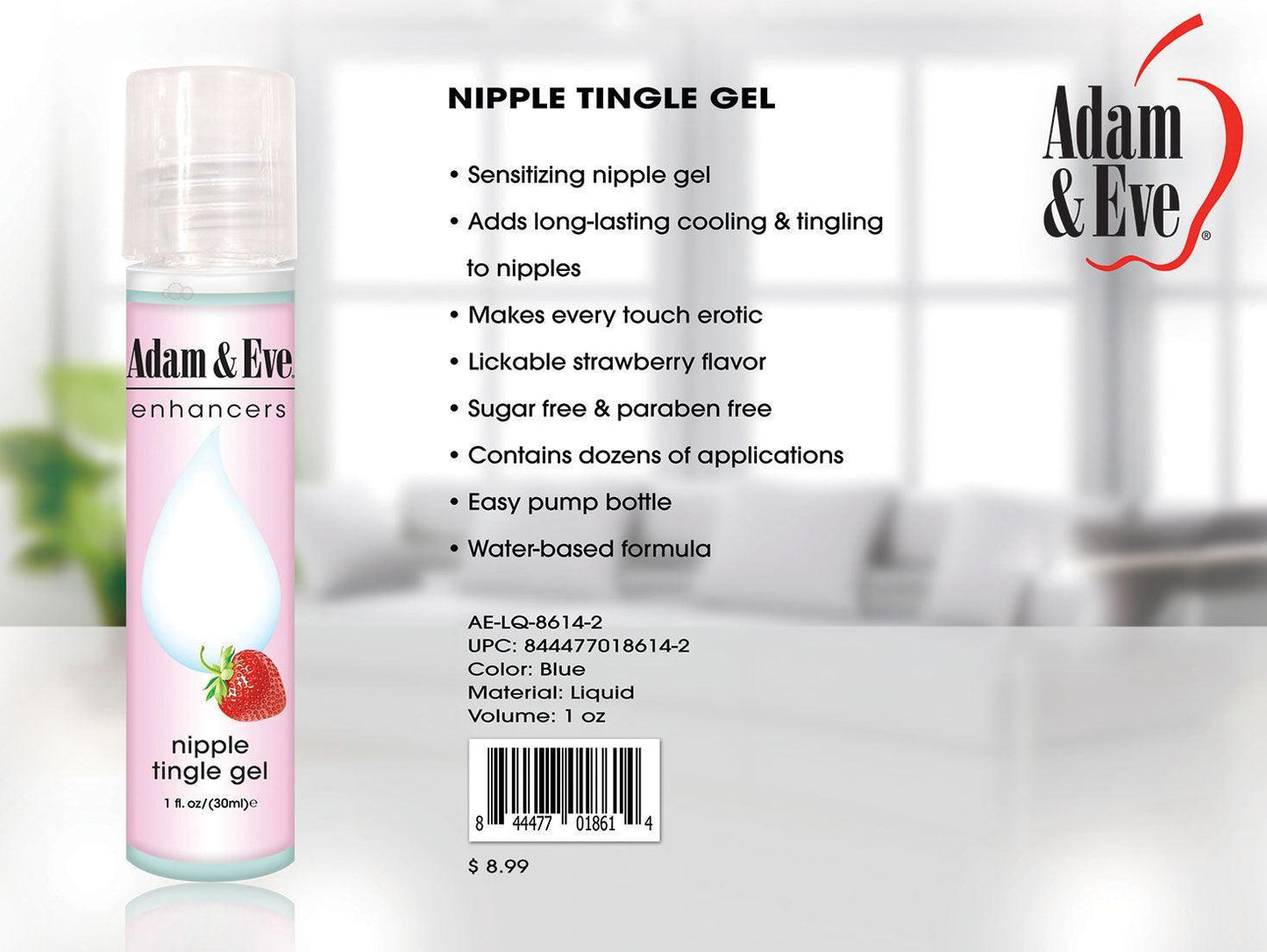 Adam and Eve Nipple Tingle Gel - 1 Oz. - My Sex Toy Hub