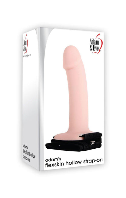 Adam's Flexskin Hollow Strap-on - Flesh - My Sex Toy Hub