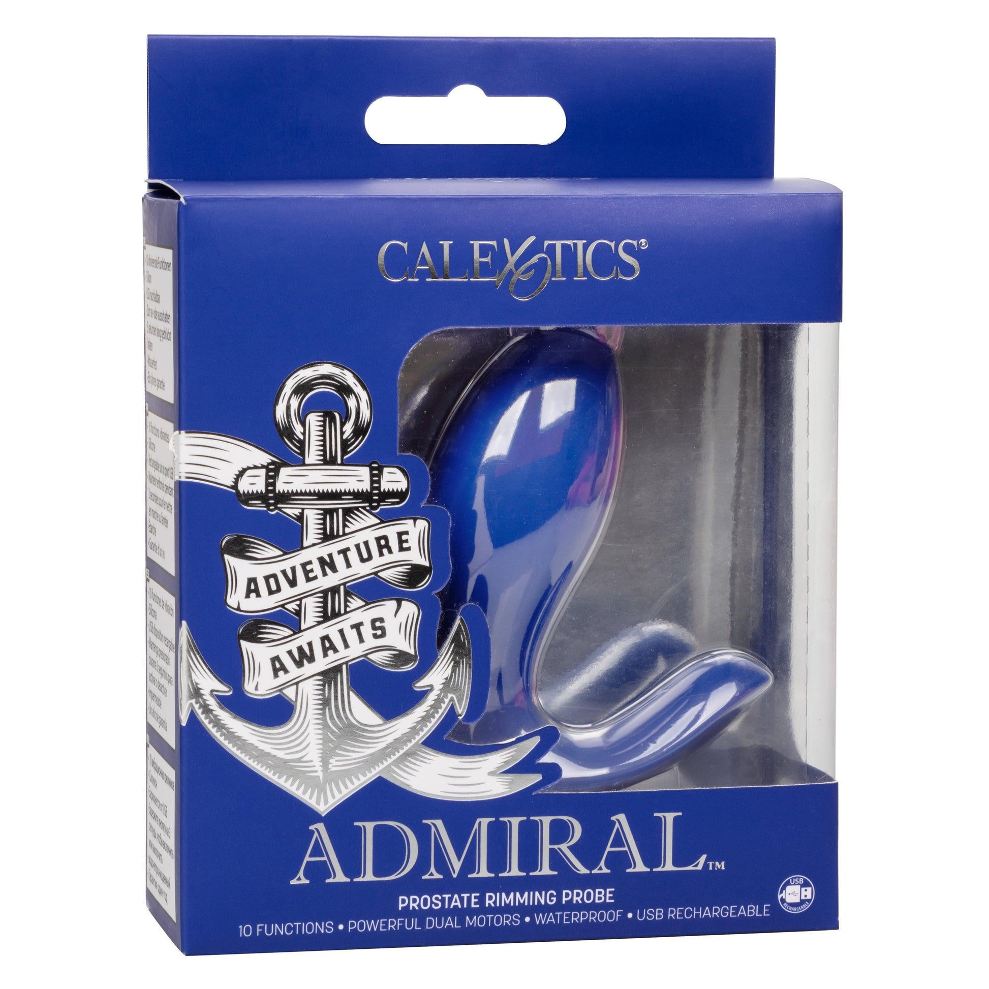 Admiral Prostate Rimming Probe - Blue - My Sex Toy Hub