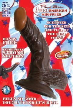Afro American Whoppers - Brown - 5 Inch - My Sex Toy Hub
