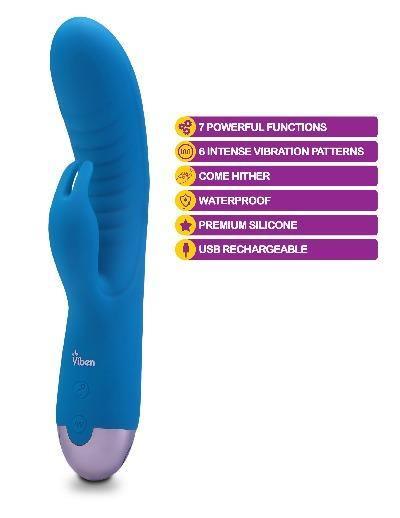 Alluring - Ocean - Come Hither G-Spot Rabbit - My Sex Toy Hub