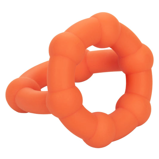 Alpha Liquid Silicone All Star Ring - Orange - My Sex Toy Hub