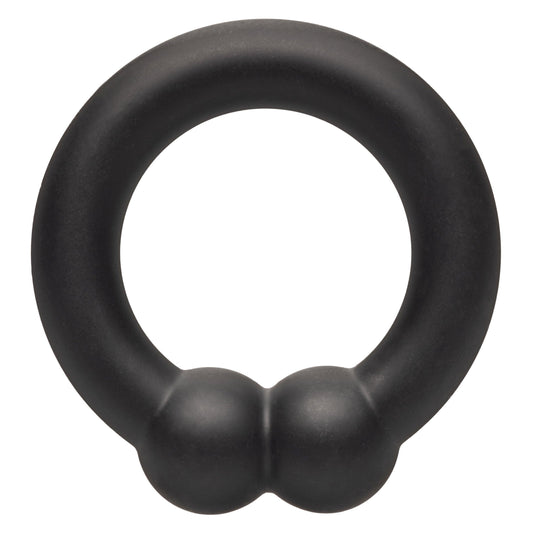 Alpha Liquid Silicone Muscle Ring - Black - My Sex Toy Hub