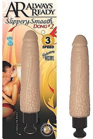 Always Ready Slippery Smooth Dong #2-Flesh - My Sex Toy Hub