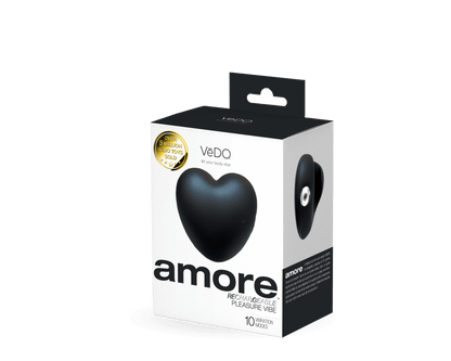 Amore Rechargeable Pleasure Vibe - Black - My Sex Toy Hub