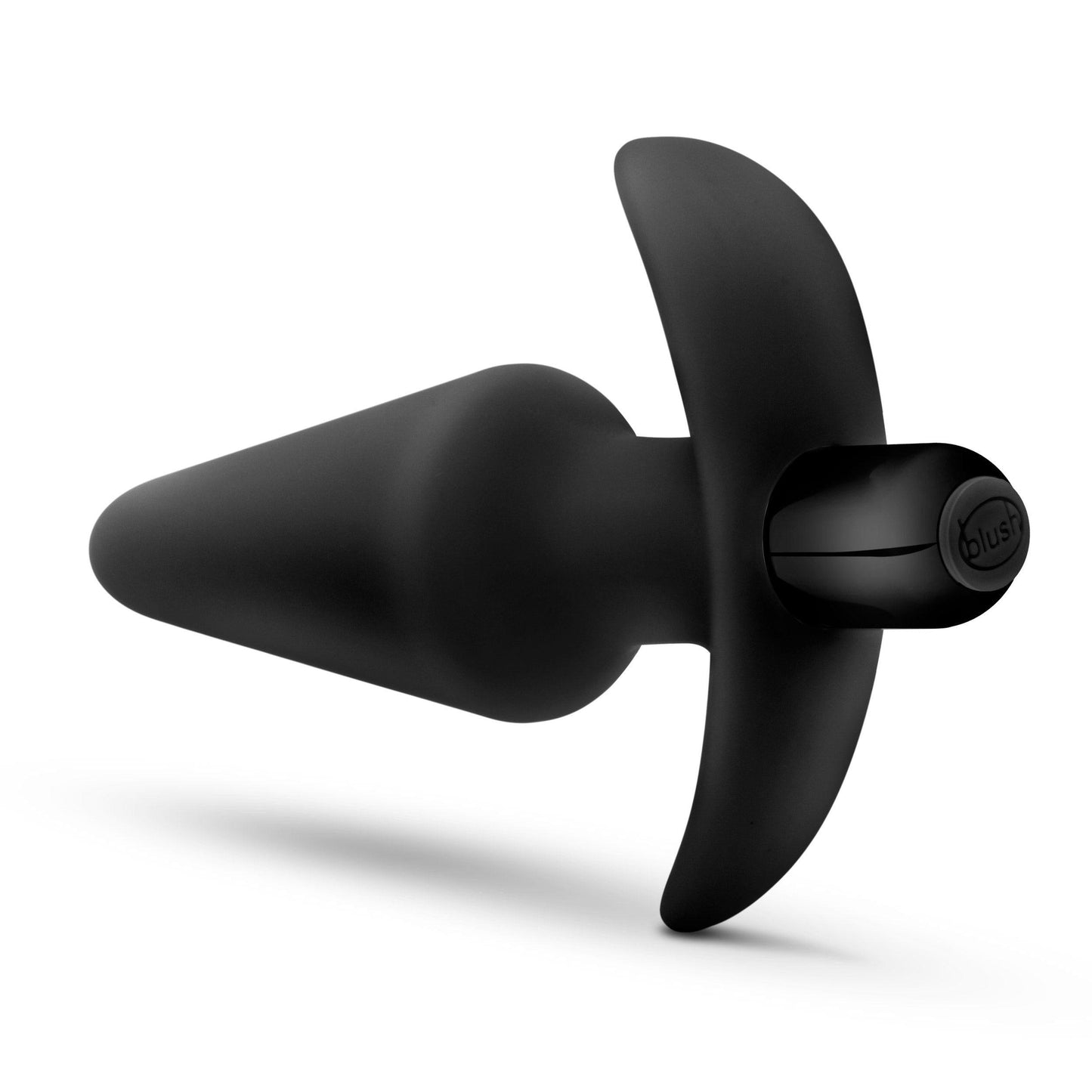 Anal Adventures Platinum - Silicone Vibrating Plug - Black - My Sex Toy Hub