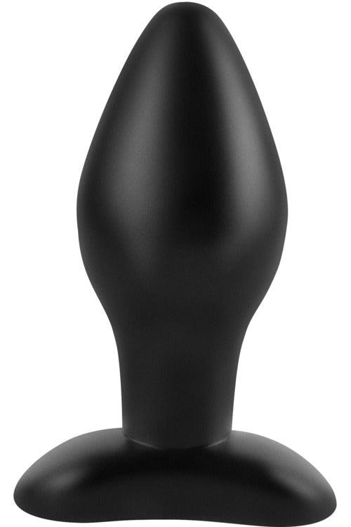 Anal Fantasy Collection Large Silicone Plug - Black - My Sex Toy Hub