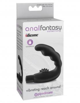 Anal Fantasy Collection Vibrating Reach Around - Black - My Sex Toy Hub
