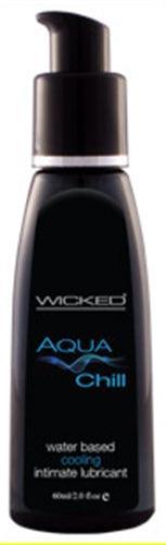 Aqua Chill Water Based Cooling Lubricant - 2 Fl. Oz. - My Sex Toy Hub