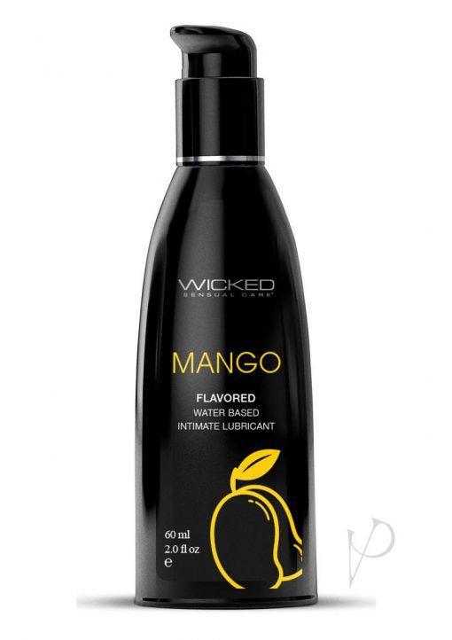 Aqua Mango Flavored Water Based Intimate Lubricant - 2 Fl. Oz. - My Sex Toy Hub