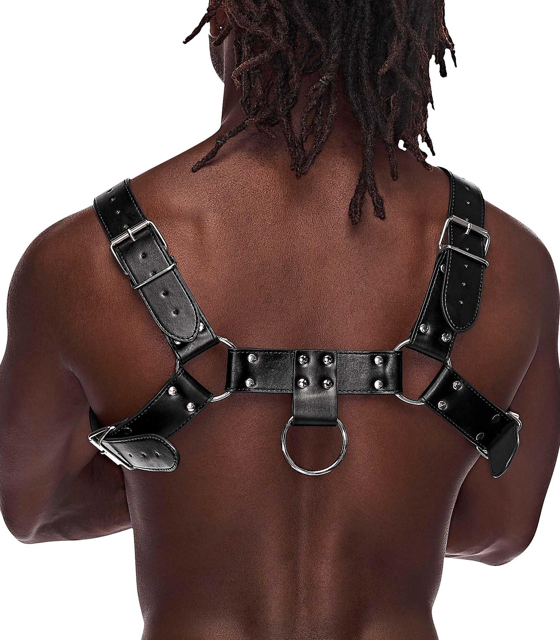 Aries Leather Harness - One Size - Black - My Sex Toy Hub
