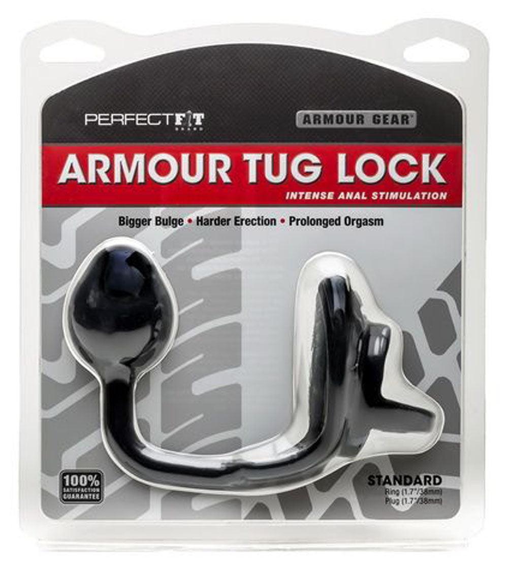 Armour Tug Lock - Black - My Sex Toy Hub