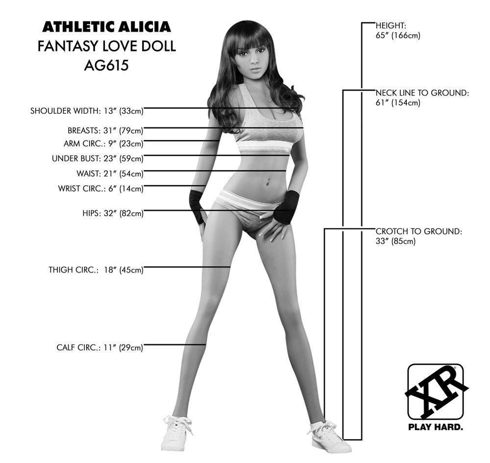 Athletic Alicia Fantasy Realistic Female Sex Doll - My Sex Toy Hub