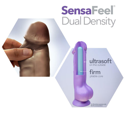 Au Natural - 9 Inch Dildo With Suction Cup - Chocolate - My Sex Toy Hub