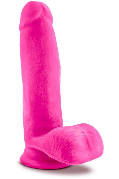 Au Natural - Bold - Pleaser - 7 Inch Dildo - Pink - My Sex Toy Hub