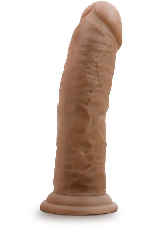 Au Naturel - 8 Inch Dildo With Suction Cup - Mocha - My Sex Toy Hub