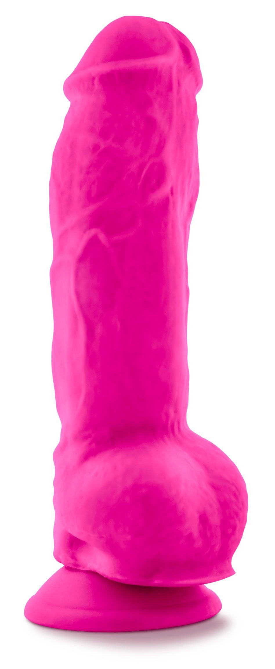 Au Naturel - Bold - Big Boy - 10 Inch Dildo - Pink - My Sex Toy Hub