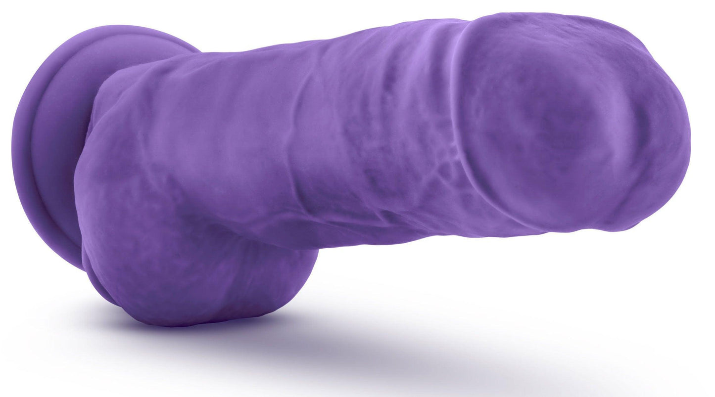 Au Naturel - Bold - Big Boy -10 Inch Dildo - Purple - My Sex Toy Hub