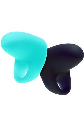 Ayu Finger Vibes - Black and Tease Me Turquoise - My Sex Toy Hub