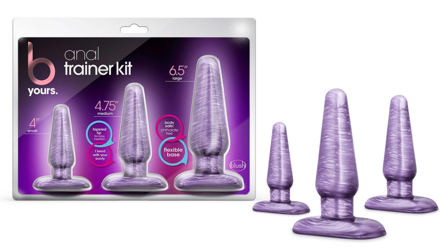 B Yours - Anal Trainer Kit - Purple Swirl - My Sex Toy Hub