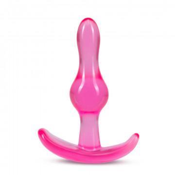 B Yours - Curvy Anal Plug - Pink - My Sex Toy Hub
