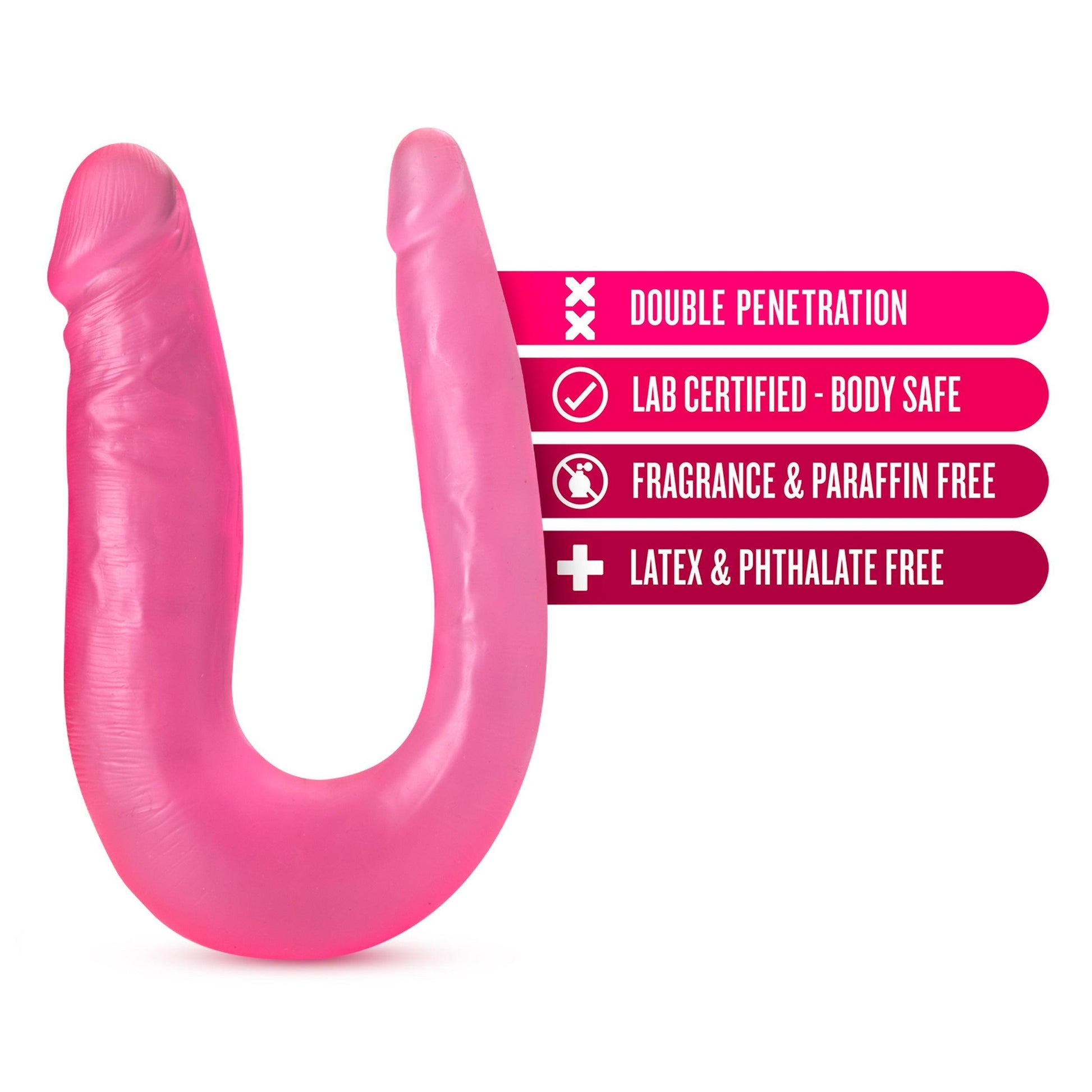 B Yours - Sweet Double Dildo - Pink - My Sex Toy Hub