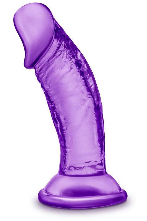 B Yours - Sweet n' Small 4 Inch Dildo With Suction Cup - Purple - My Sex Toy Hub